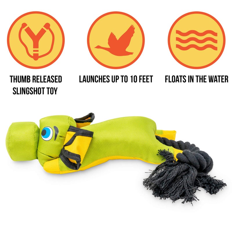 Hyper Pet Flying Series Fetching Dog Toys â€“ Pig Interactive Dog Toy Slingshots Up To 40 ft â€“ Floats on Water - Image 2